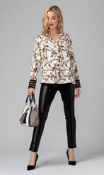 Joseph Ribkoff prachtig wit/gekleurd chique blouse mt 44, Kleding | Dames, Overige kleuren, ., Maat 42/44 (L), Joseph Ribkoff