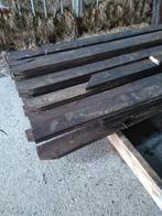 Beschoeiings-, kant-, en of terrasplanken., Ophalen, Gebruikt, Hout
