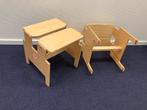 Robhoc houten stoeltjes tafeltje meegroeistoel 10x, Ophalen, Zo goed als nieuw, Tafel(s) en Stoel(en)