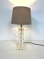 Vintage Italiaanse Murano glazen tafellamp uit de jaren 80, Ophalen of Verzenden, Minder dan 50 cm