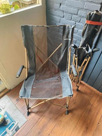 2 Quechua Campingstoelem met Armleuningen - Compact beschikbaar voor biedingen