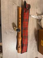 Houten Blokfluit met Koffer, Ophalen of Verzenden, Gebruikt, Sopraan of Sopranino, Met koffer, hoes of etui