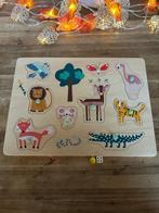 Hema inlegpuzzel dieren hout, Ophalen of Verzenden, Zo goed als nieuw, Van hout, Minder dan 10 stukjes