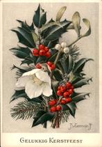 kerstbouquet, J. Voerman, Verzamelen, Ansichtkaarten | Themakaarten, Verzenden, 1940 tot 1960, Gelopen