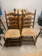 Stoel, Ophalen, Gebruikt, Bruin, Hout