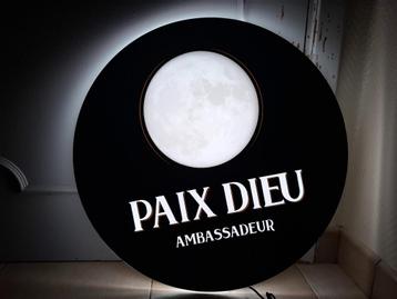 Zeldzame lichtreclame Paix Dieu Ambassadeur bier beschikbaar voor biedingen