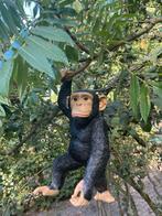 Beeld baby aapje, tuin, babykamer, dieren 42cm, Ophalen, Nieuw, Kunststof, Dierenbeeld