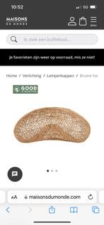 Japandi Rotan lamp Maison Du Monde, Ophalen, Zo goed als nieuw, Minder dan 50 cm