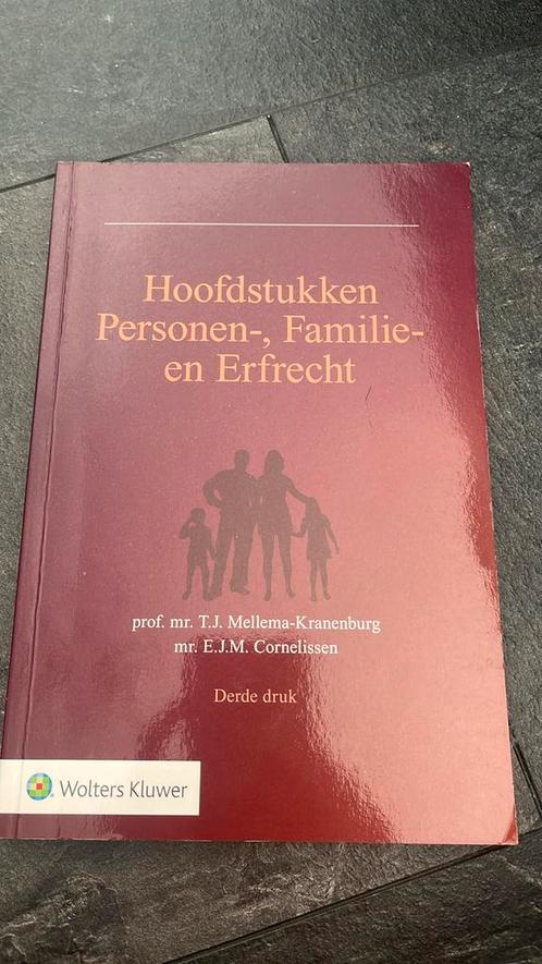 Hoofdstukken personen-, familie- en erfrecht, Boeken, Wetenschap, Zo goed als nieuw, Verzenden
