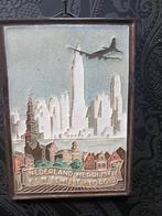 Cloisonné Tegel 'Nederland Herrijst' KLM bewijst 1946