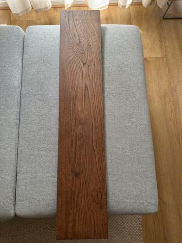 Eiken houten badplank- walnoot kleur - 100 cm - japandi beschikbaar voor biedingen
