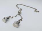 Zilveren heren chatelaine, Fa. Niekerk, Schoonhoven, 43 cm., Sieraden, Tassen en Uiterlijk, Antieke sieraden, Verzenden, Zilver