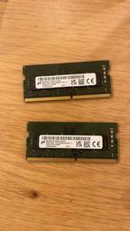 16gb sodimm ram (2x8), Computers en Software, RAM geheugen, DDR4, Ophalen of Verzenden, Zo goed als nieuw, Laptop