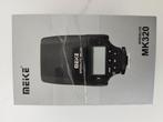 Meike Speedlite MK320 Flitser - Nieuw in Doos, Ophalen of Verzenden, Nieuw, Overige merken, Kantelbaar