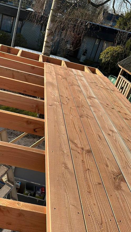 40x Douglas planken wisselsponning 35m2, Doe-het-zelf en Verbouw, Hout en Planken, Nieuw, Plank, Overige houtsoorten, 300 cm of meer