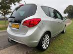 Opel Meriva 1.4 Turbo Cosmo 140PK top onderhouden, 15 km/l, Gebruikt, 680 kg, Leder en Stof