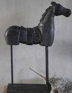 Ornament houtenpaard  zwart 62x44x15 cm Luksa Home, Ophalen of Verzenden, Nieuw