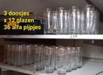36 glazen Alfa Bier 3 x 12 stuks, Verzamelen, Ophalen of Verzenden, Zo goed als nieuw, Glas of Glazen, Overige merken