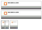 Vrachtauto decal 1:50 van Gend en Loos trailer ( type 4 ), Verzenden, Nieuw, Auto, Overige merken