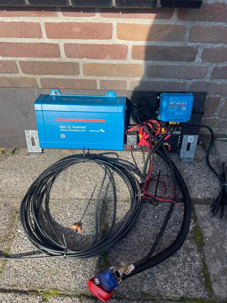 Volledig victron offgrid elektrische systeem, Caravans en Kamperen, Camper-accessoires, Gebruikt, Ophalen