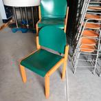 15 x vintage design stoelen schoolstoelen partij stoelen, Ophalen, Gebruikt, Bruin, Vijf, Zes of meer stoelen