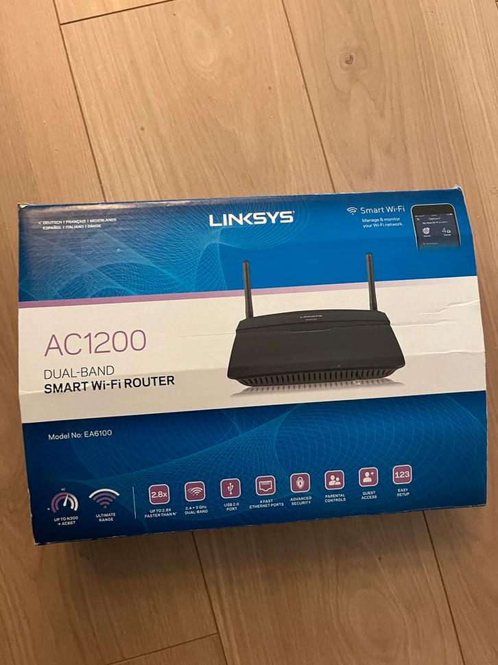Linksys AC1200 Router - Gebruikt, Goed Werkend, Computers en Software, Routers en Modems, Gebruikt, Router, Ophalen