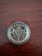 0.999 zilver ounce Maple Leaf 1992, Postzegels en Munten, Edelmetalen en Baren, Ophalen of Verzenden, Zilver