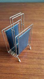 Vintage Brievenstandaard Metaal en Leer, Ophalen of Verzenden, Gebruikt