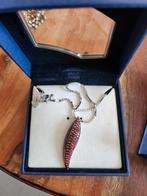 Ketting met hanger Swarovski, Ophalen, Zo goed als nieuw, Sieraad of Horloge