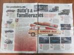 Een geschiedenis van auto's en familieruzies (krant 2021), Knipsel(s), Ophalen of Verzenden