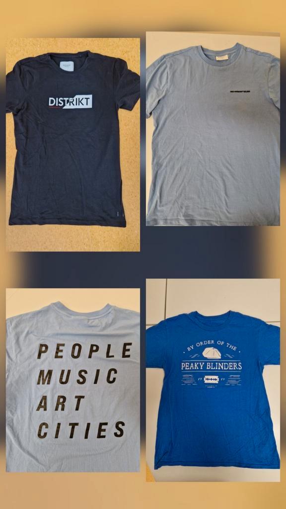 3 ZGAN mooie heren shirts maat S DISTRIKT, Kleding | Heren, T-shirts, Zo goed als nieuw, Maat 48/50 (M), Zwart, Ophalen of Verzenden