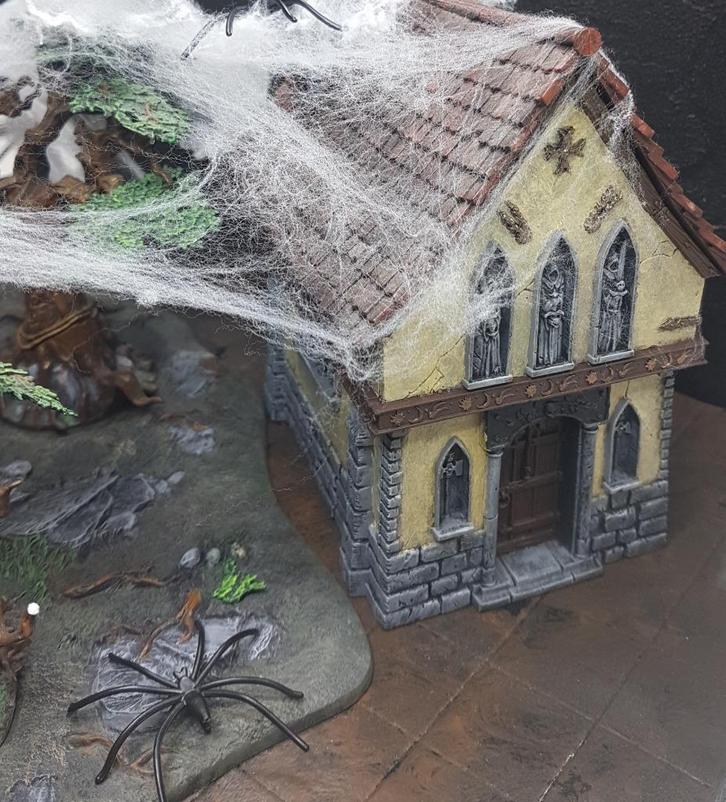 Spinnenweb / Spiderweb Wit Halloween Wargames, Hobby en Vrije tijd, Wargaming, Nieuw, Overige soorten, Toebehoren, Verzenden