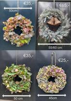 Diverse kunstkransen - kunstbloemen - krans van kunstbloemen, Huis en Inrichting, Ophalen of Verzenden, Zo goed als nieuw