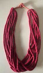 Prachtige rode ketting uit de Wereldwinkel, Ophalen of Verzenden, Zo goed als nieuw, Rood, Overige materialen