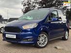 Ford Tourneo Courier 1.0 Titanium AIRCO STOELVERW. TREKHAAK, Auto's, Ford, Voorwielaandrijving, 101 pk, Gebruikt, Blauw