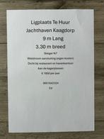 Huur ligplaats jachthaven Kaagdorp.