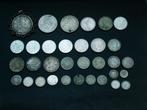 Groot Lot van 33 Zilveren munten., Verzenden, Setje, Zilver