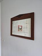 Mooie art deco spiegel, Antiek en Kunst, Ophalen, Overige vormen, 50 tot 100 cm, Minder dan 100 cm