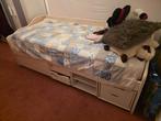 Kinderbed met 2 kasteel kasten, Ophalen, Gebruikt, 90 cm, Eenpersoons
