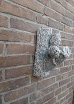 Eekhoorn wanddecoratie betonnen beeld tuinbeeld beton, Tuin en Terras, Tuinbeelden, Ophalen of Verzenden, Nieuw