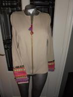 mijo shop nieuw exclusief ibiza jasje creme maat M, Kleding | Dames, Jassen | Zomer, Maat 38/40 (M), Beige, Nieuw, Ophalen of Verzenden