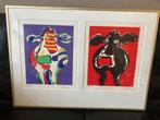 Twee zeefdrukken Peter Diem 700 serie, Antiek en Kunst, Ophalen of Verzenden