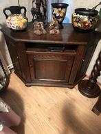 Eiken hoekkastje - TV meubel, Huis en Inrichting, Ophalen, Gebruikt, Eikenhout, 50 tot 100 cm