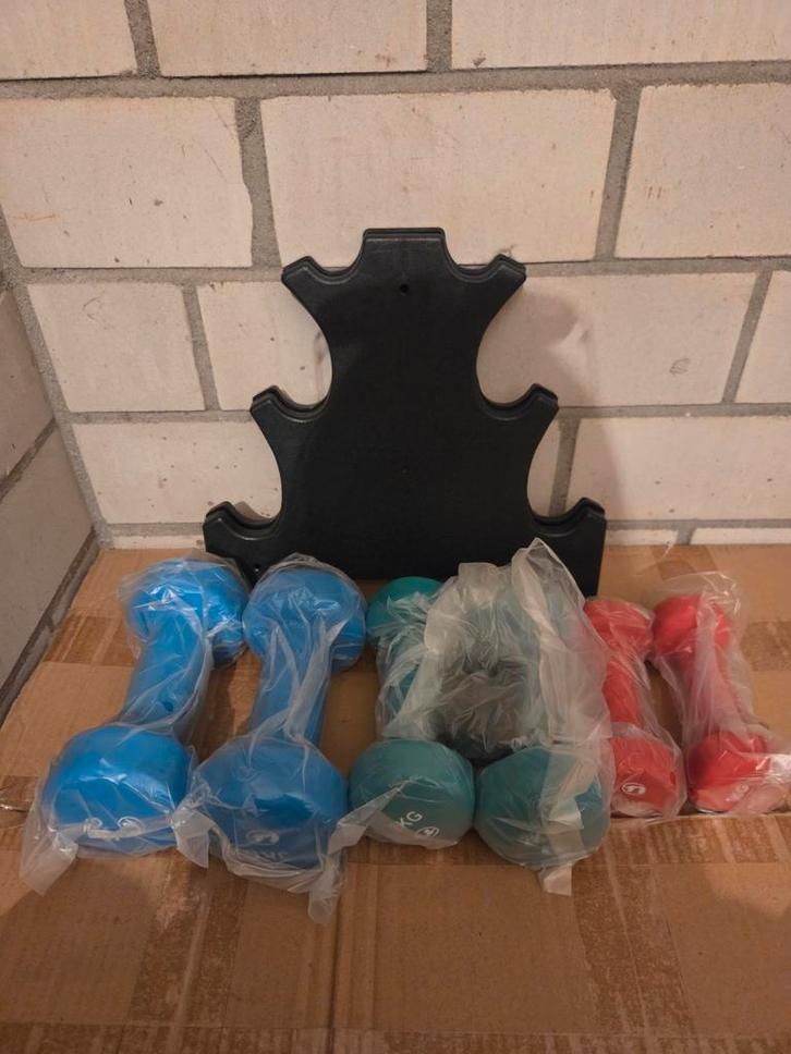 Ultrasport Halterset Piramide - Nieuw in Verpakking, Sport en Fitness, Fitnessmaterialen, Nieuw, Halterset, Armen, Borst, Rug