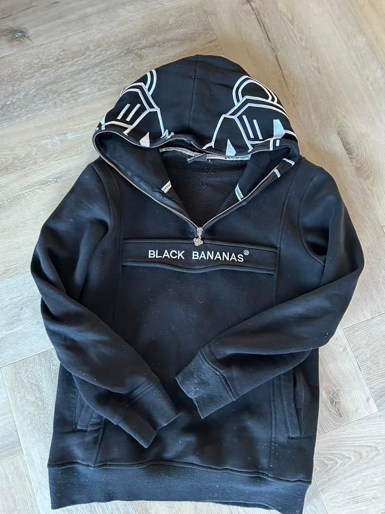 Black Bananas hoodie, Kleding | Heren, Zwart, Ophalen of Verzenden, Black Bananas, Gedragen