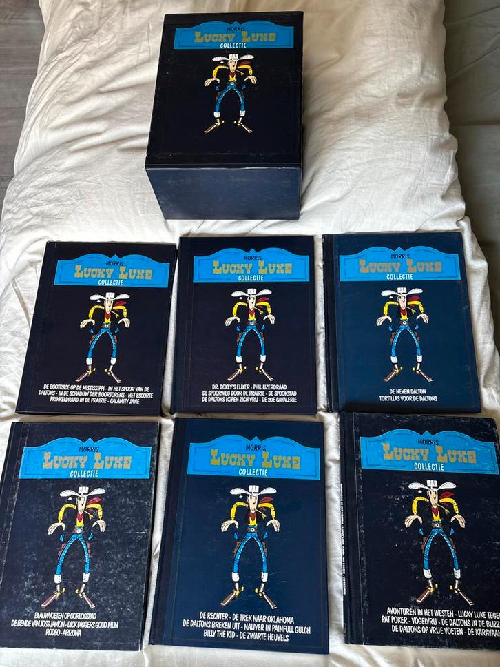 Lucky Luke — Lekturama Collectie (6x HC) — Box, hardcover, Boeken, Stripboeken, Zo goed als nieuw, Complete serie of reeks, Ophalen of Verzenden