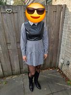 Seven Sisters Jurk met Leren Bovenstuk - Maat M, Seven Sisters, Zwart, Nieuw, Ophalen of Verzenden