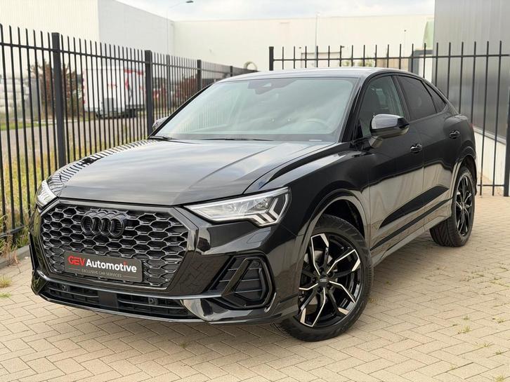 Audi Q3 Sportback 35 TFSI S-Line Full Black Camera B&O Stoel, Auto's, Audi, Bedrijf, Te koop, Q3, ABS, Achteruitrijcamera, Adaptive Cruise Control