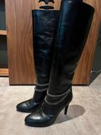 YVES SAINT LAURENT laarzen kettingen 38,5 origineel zgan, Hoge laarzen, Zwart, Saint Laurent, Ophalen of Verzenden