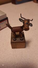 Vintage houten pop-up dierje  Hert, Ophalen of Verzenden, Gebruikt, Overige typen